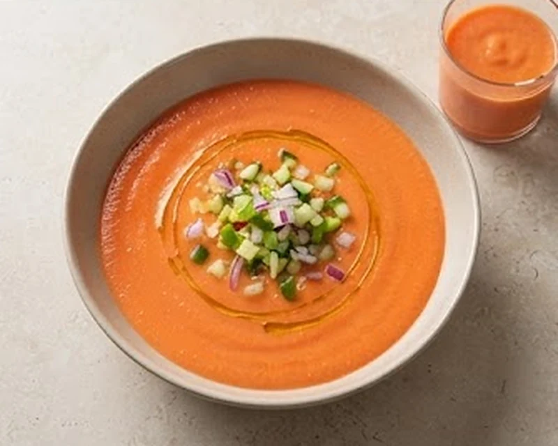 Gazpacho — photographie du plat