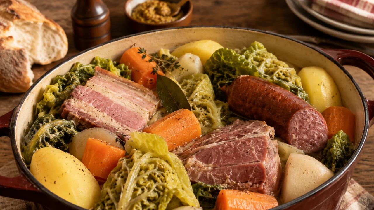 Potée auvergnate — photographie du plat
